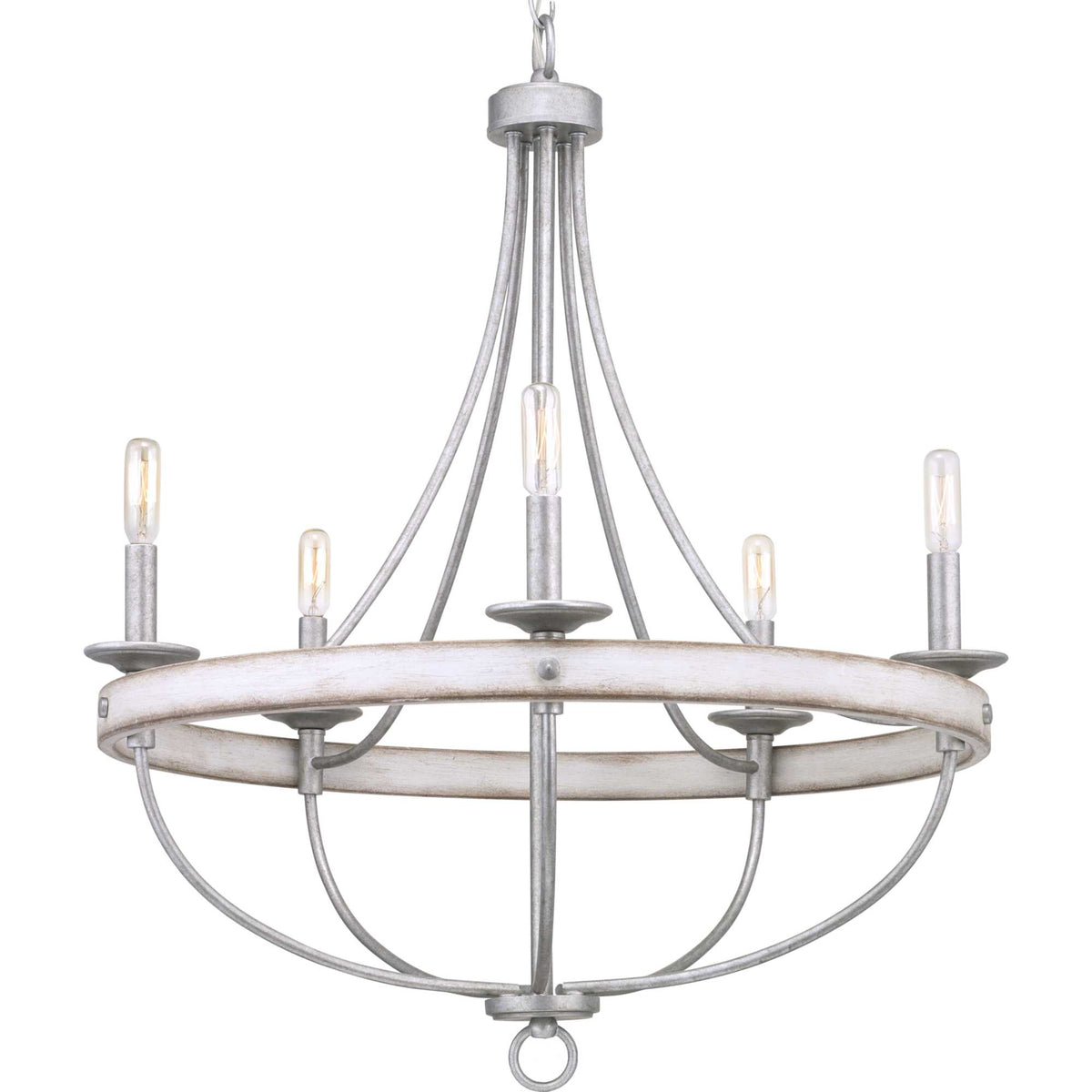 Progress Lighting Gulliver 5-Light Gray Coastal Chandelier