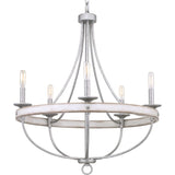 Progress Lighting Gulliver 5-Light Gray Coastal Chandelier