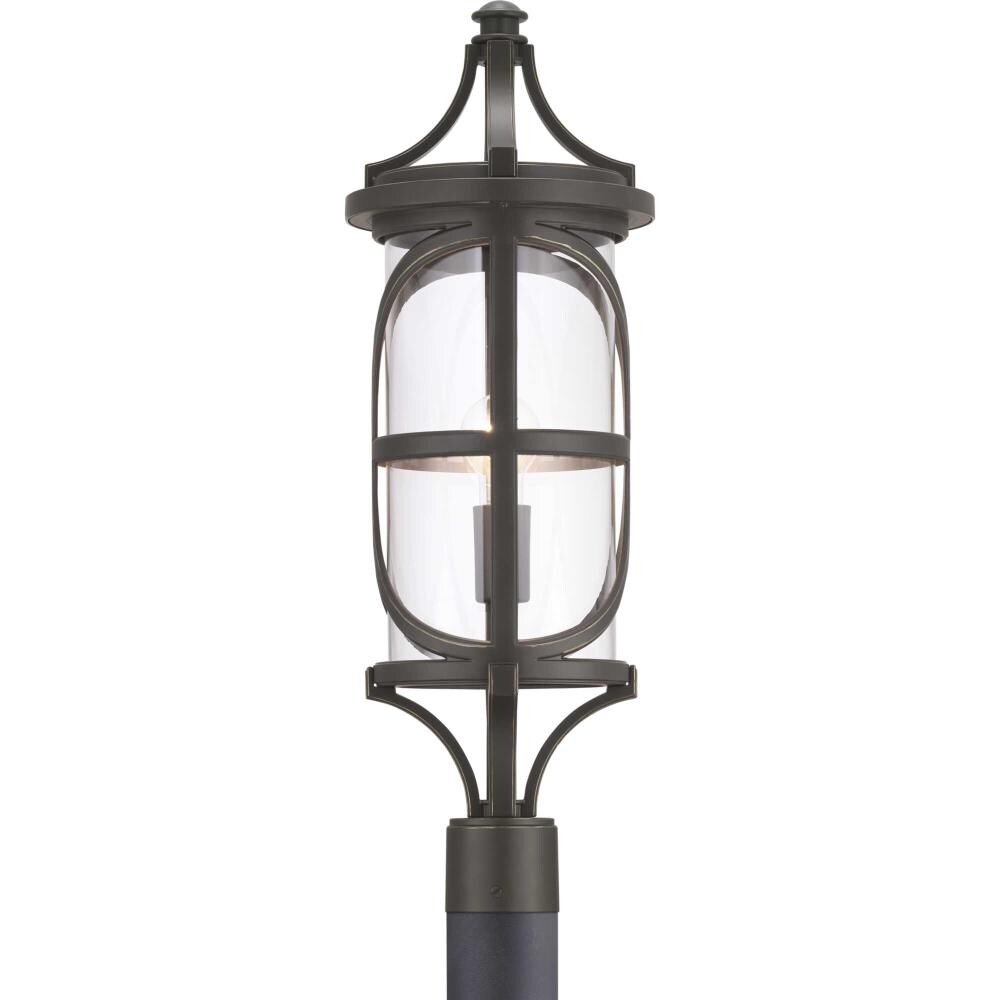 Progress Lighting Morrison 100-Watt 26.5-in Antique Bronze Modern/Contemporary Outdoor Post Light