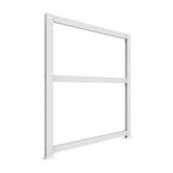 Freedom 6-ft White Aluminum Privacy Frame