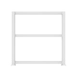 Freedom 6-ft White Aluminum Privacy Frame