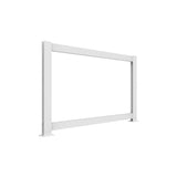 Freedom 6-ft White Aluminum Privacy Frame