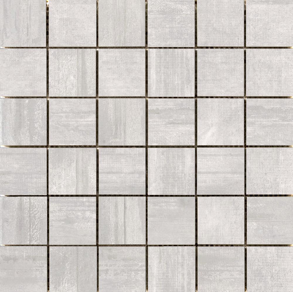 Emser Hangar 10-Pack Ash Porcelain Border Tile, 12-in x 12-in Sheets