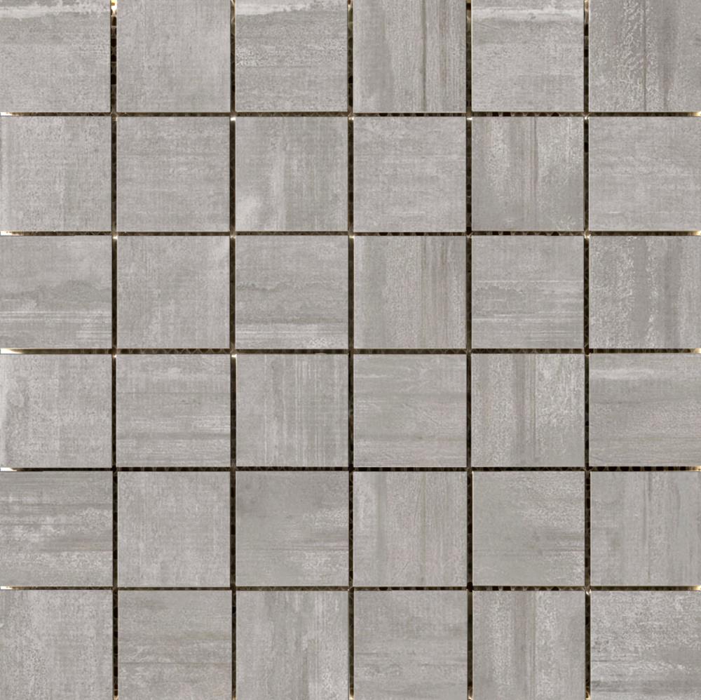 Emser Hangar 10-Pack Smoke Porcelain Border Tile (12-in x 12-in)