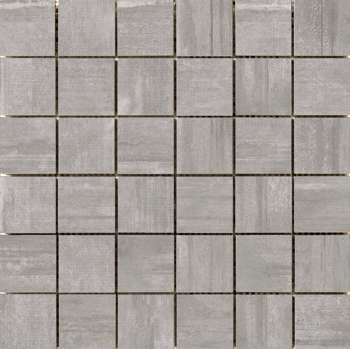 Emser Hangar 10-Pack Smoke Porcelain Border Tile (12-in x 12-in)