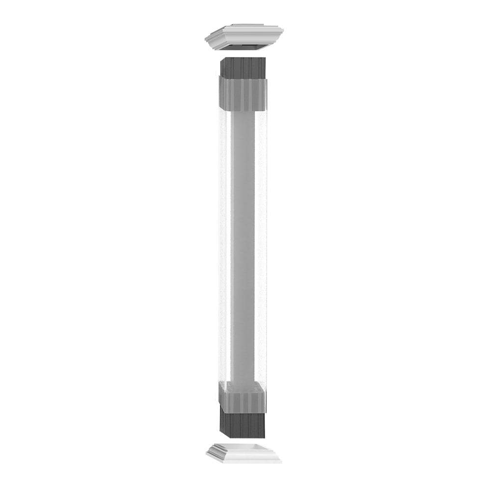 Freedom 4-in x 4-in x 3-1/4-ft Steel Metal Deck Post