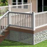 Freedom 4-in x 4-in White Vinyl Deck Post Cap