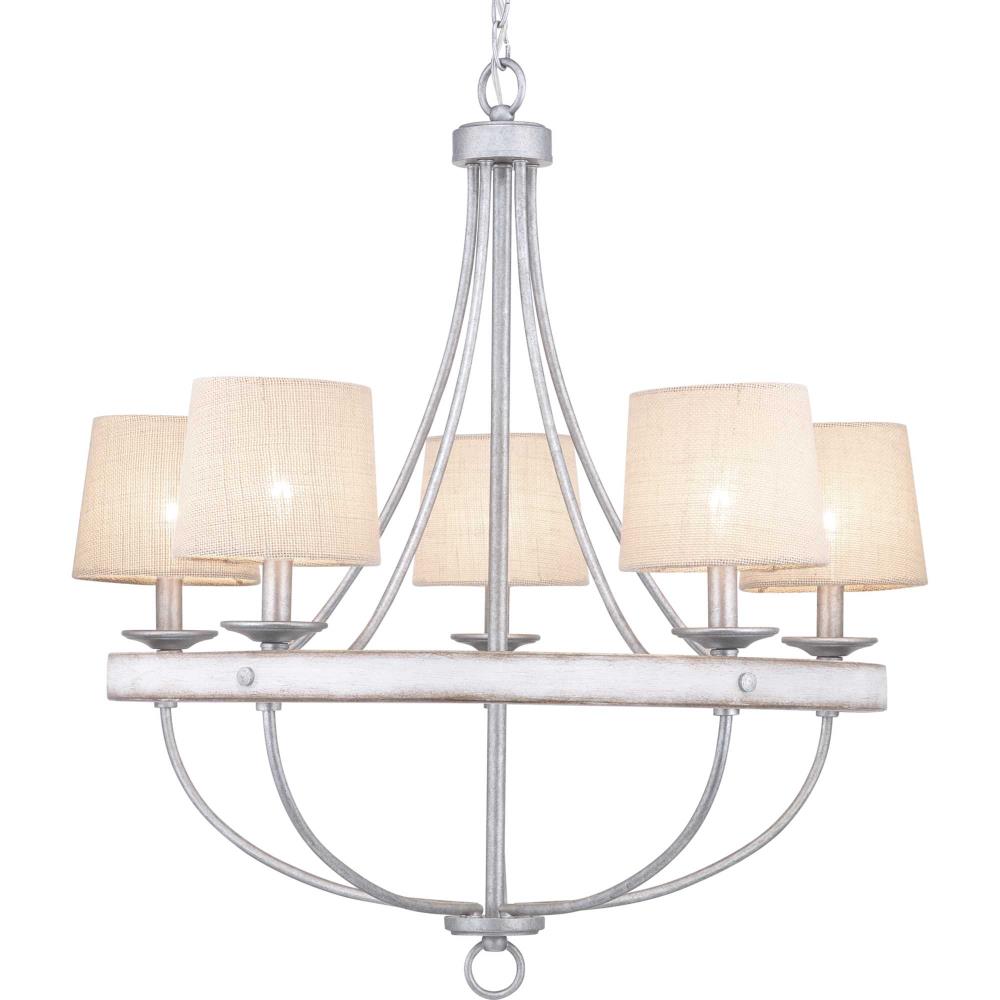 Progress Lighting Gulliver 5-Light Gray Coastal Chandelier