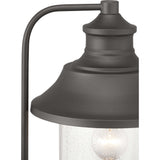 Progress Lighting Weldon 60-Watt 15.625-in Architectural Bronze Transitional Post Light