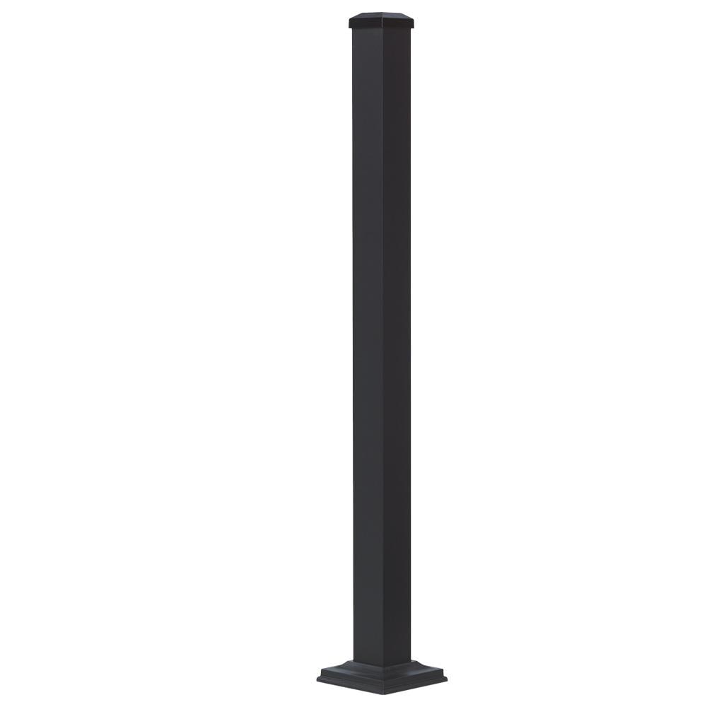 Deckorators (Common: 3-in x 3-in x 4-ft; Actual: 3-in x 3-in x 4-ft) Aluminum Deck Post