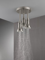 Delta Universal Showering Components Stainless 1-Spray Pendant Rain Shower Head with LED Lights, 2.5 GPM (9.5 LPM)