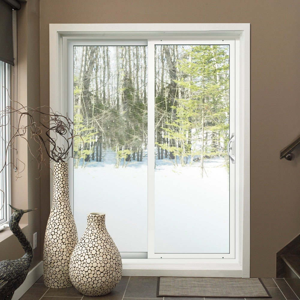 JELD-WEN 72-in x 80-in Vinyl Sliding, Left-hand sliding – installed room view