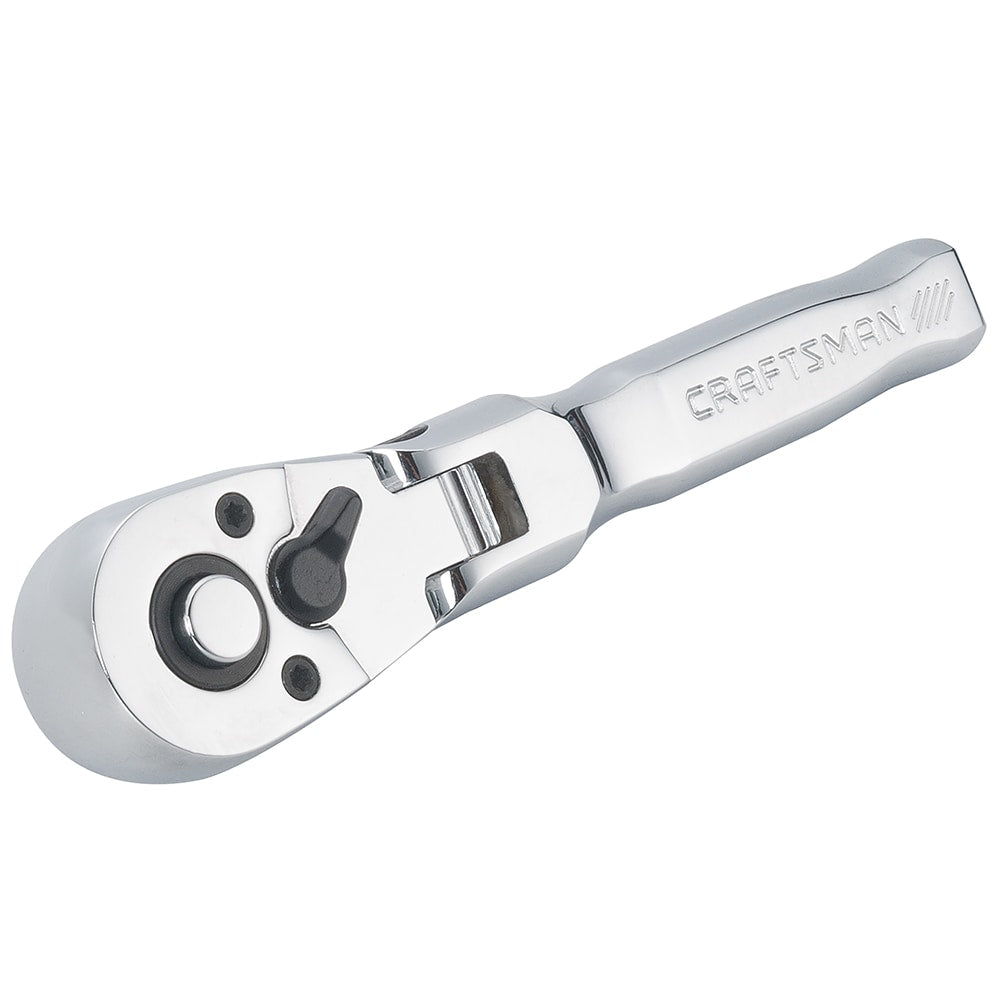 CRAFTSMAN 72-Tooth 3/8-in Drive Quick-Release Flexible Head Ratchet