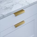 Sumner Street Home Hardware Martin (32mm) Center to Center Rectangular Finger Drawer Pull