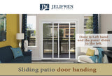 JELD-WEN 72-in x 80-in Vinyl Sliding, Left-hand sliding – feature callout