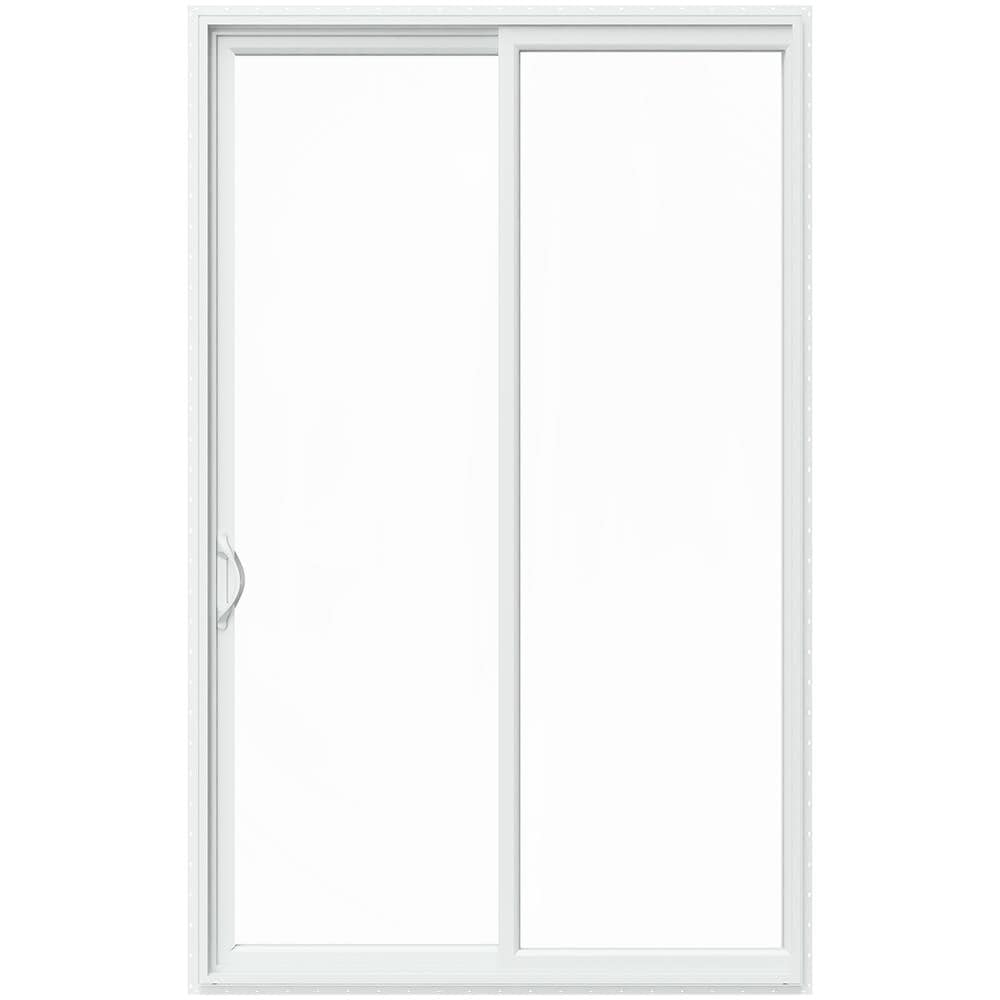 JELD-WEN 72-in x 80-in Vinyl Sliding, Left-hand sliding – primary product view