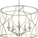 Progress Lighting Landree 5-Light Gray Traditional Chandelier