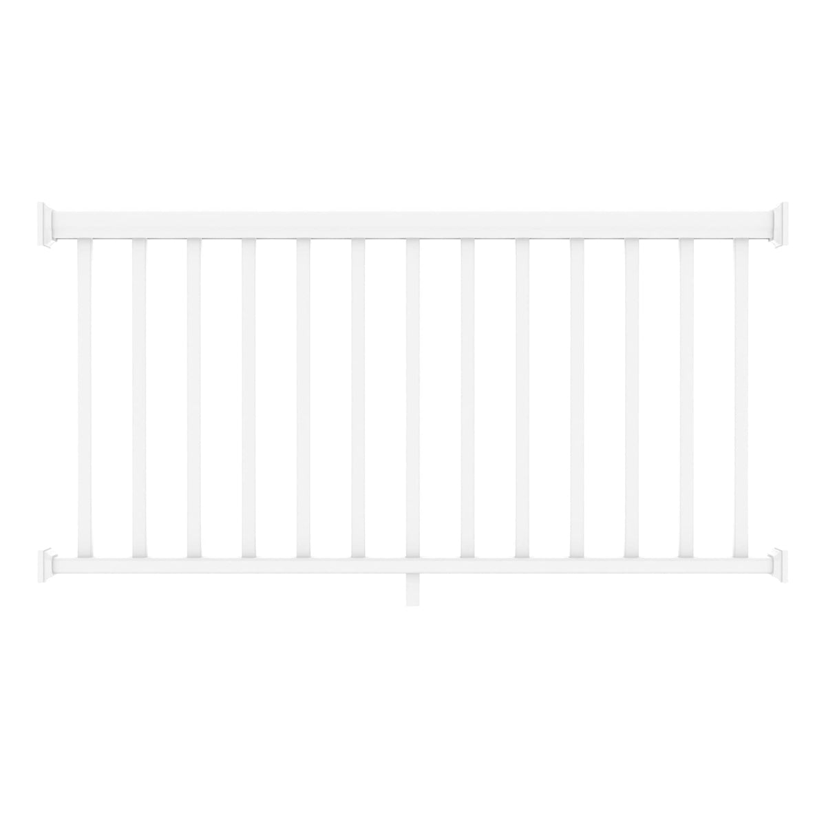 Deckorators Grab and Go White Composite Deck Rail Kit