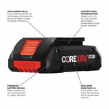 Bosch Core18V 2-Tool Cordless Combo Kit with Soft Case, Charger and (2) 4.0Ah Batteries