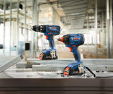 Bosch Core18V 2-Tool Cordless Combo Kit with Soft Case, Charger and (2) 4.0Ah Batteries