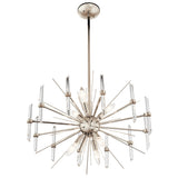 Kichler Eris 6-Light Polished Nickel Modern/Contemporary Crystal Chandelier