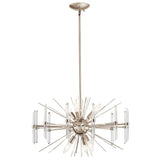 Kichler Eris 6-Light Polished Nickel Modern/Contemporary Crystal Chandelier