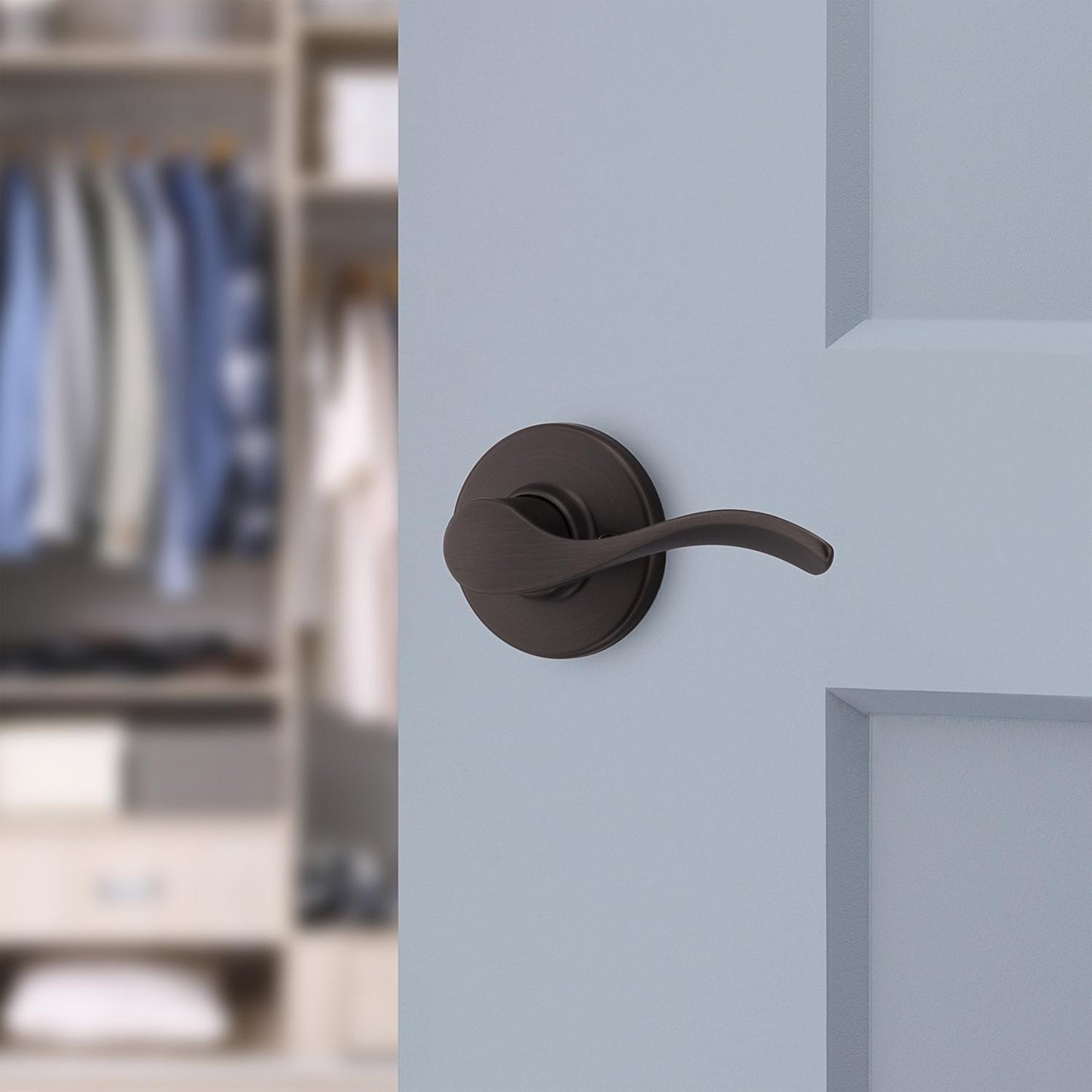 Kwikset Balboa Venetian Bronze Dummy Lever, Right-Handed
