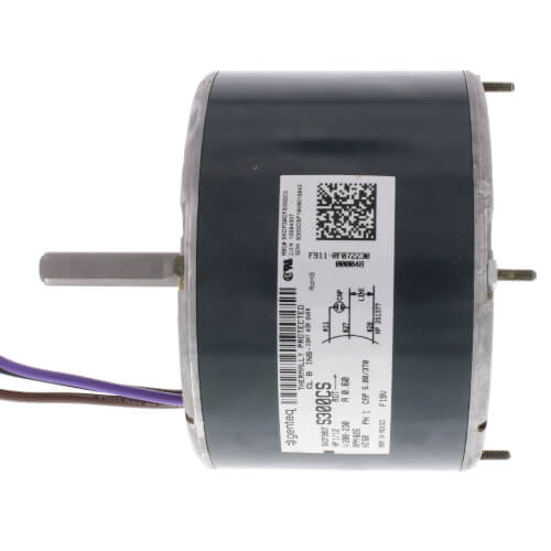 Goodman-Amana 10584307S motor - detail view (Voltage: 230V; RPM: 825)