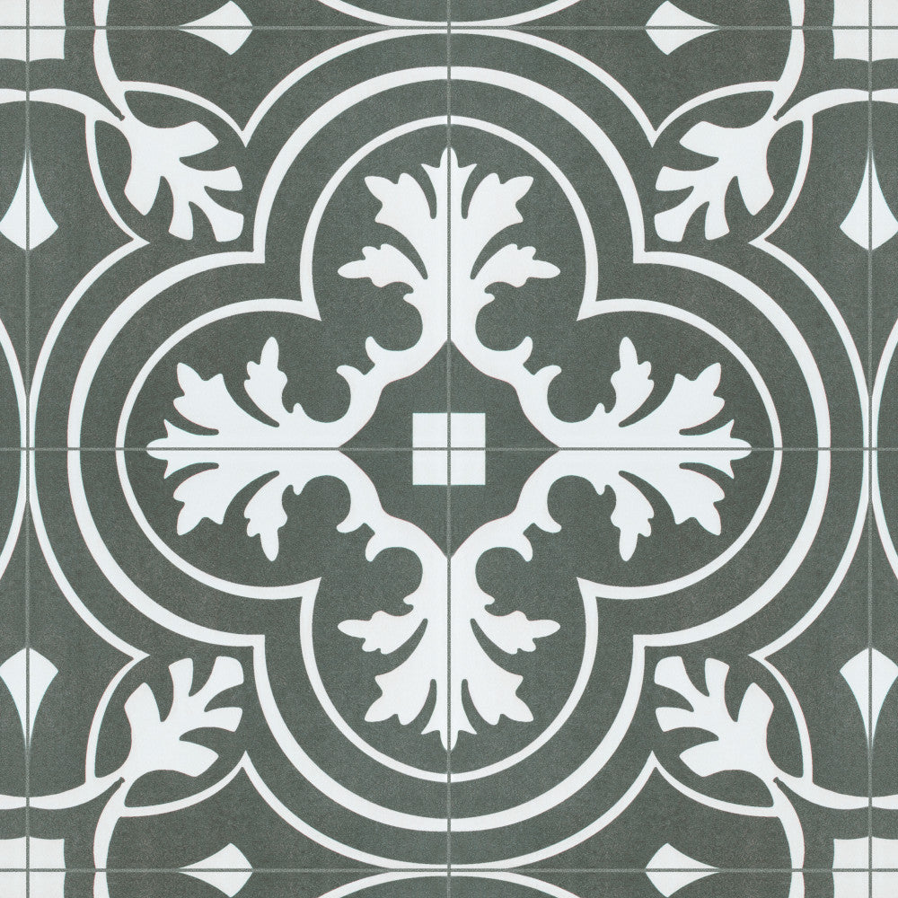 Merola Tile Twenties Classic Encaustic 7-3/4 in. x 7-3/4 in. Ceramic Floor and Wall Tile (11.11 sq. ft. / case)