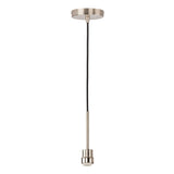 Portfolio Brushed Nickel Transitional Cylinder Pendant Light