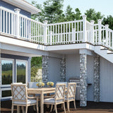 Deckorators Grab and Go White Composite Deck Rail Kit