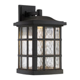 Quoizel Stonington 17-in H Matte Black LED Outdoor Wall Light