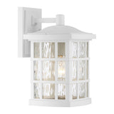 Quoizel Stonington 13-in H Fresco Medium Base (E-26) Outdoor Wall Light, Matte White