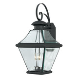 Quoizel Rutledge 29-in H Mystic Black Candelabra Base (E-12) Outdoor Wall Light