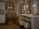 Kichler Marita 13-in Brushed Nickel Coastal Incandescent Semi-Flush Mount Light