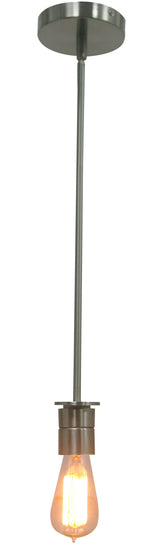 Portfolio Brushed Nickel Transitional Cylinder Pendant Light