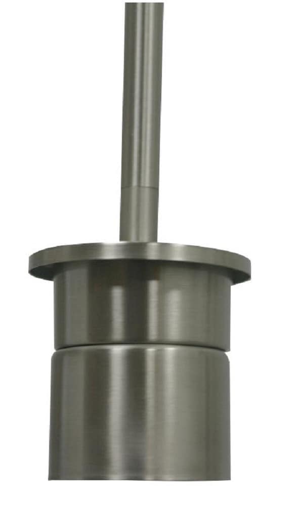 Portfolio Brushed Nickel Transitional Cylinder Pendant Light