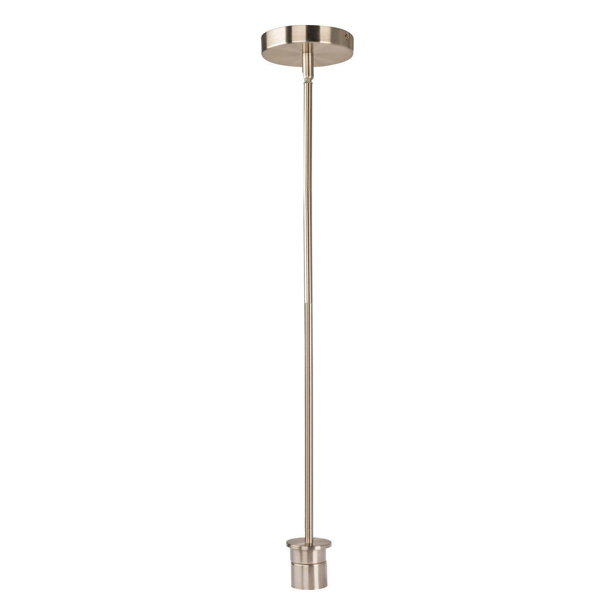 Portfolio Brushed Nickel Transitional Cylinder Pendant Light