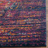 Safavieh Evoke Livia 2 x 9 Blue/Fuchsia Indoor Distressed/Overdyed Vintage Runner