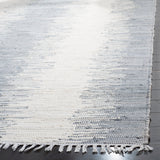 Safavieh Montauk Morro 2-ft 3-in x 6-ft Gray Indoor Stripe Coastal Handcrafted Runner Rug