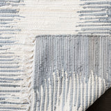 Safavieh Montauk Morro 2-ft 3-in x 6-ft Gray Indoor Stripe Coastal Handcrafted Runner Rug