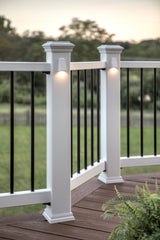 Trex 4-in x 4-in Enhance Classic White Composite Deck Post Cap