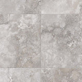 TrafficMASTER Travertine Grey Residential Vinyl Sheet, Sold by 12 ft. Wide x Custom Length