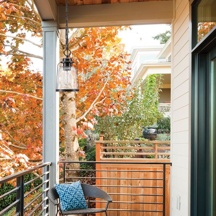 Roth 1-Light Oil Rubbed Bronze Outdoor Indoor Hanging Pendant