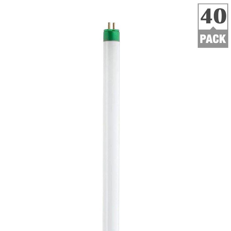 Philips 21-Watt 34 in. Linear T5 Fluorescent Tube Light Bulb Cool White (4100K) Alto (40-Pack)