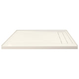 Linear 30 in. x 60 in. Single Threshold Shower Base with a Right Drain in Grey - Super Arbor