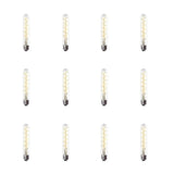 Feit Electric 25-Watt Equivalent T10 Dimmable LED Clear Glass Vintage Edison Large Light Bulb w/ Spiral Filament Warm White (12-Pack)