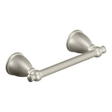 Moen Caldwell 3-Piece Decorative Bathroom Hardware Set, Brushed Nickel - 18-in Towel Bar, Pivoting Toilet Paper Holder, Towel Ring