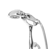 AKDY 40-in Chrome 3-Handle Freestanding Bathtub Faucet with Hand Shower