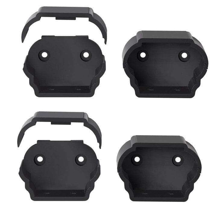 Deckorators 2.375-in x 1.187-in Matte Black Metal Post Connector (4-Pack)